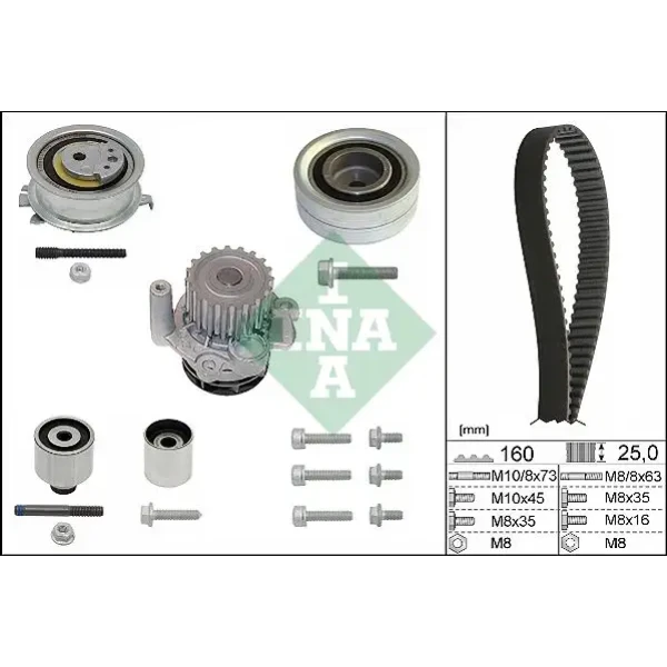 INA Triger Seti Ve Devirdaim – 530055032 / OEM 03L121011P