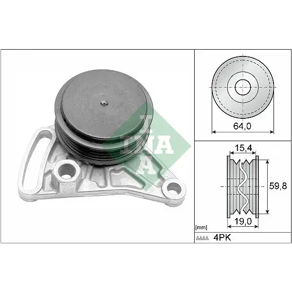 INA Kayış Gergi Kütüğü – 531030910 / OEM 058260511
