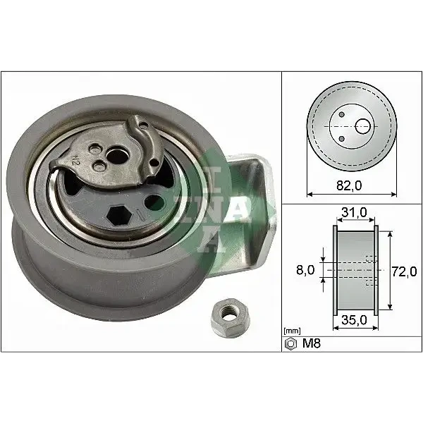 INA Triger Gergi Rulmanı – 531043620 / OEM 045109243A