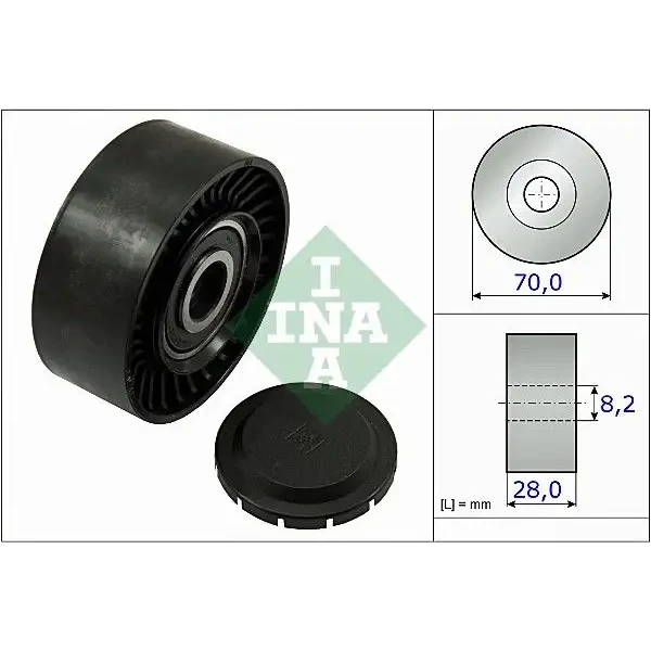 INA Alternatör Gergi Rulmanı – 532046810 / OEM 03G145276