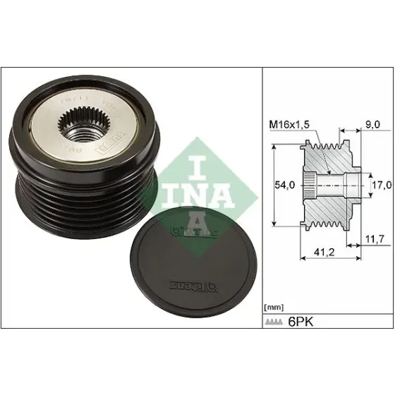 INA Alternatör Kasnağı – 535019210 / OEM 51854914 ürün görseli
