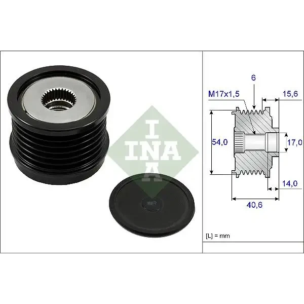 INA Alternatör Kasnağı – 535023010 / OEM 51820624