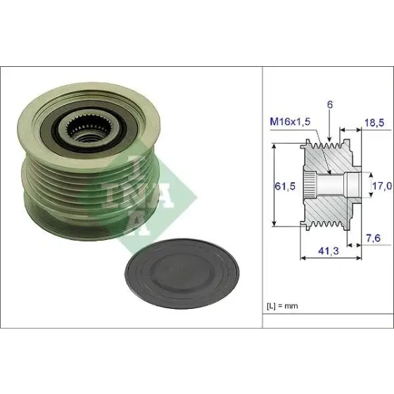 INA Alternatör Kasnağı – 535023410 / OEM 73503235 ürün görseli