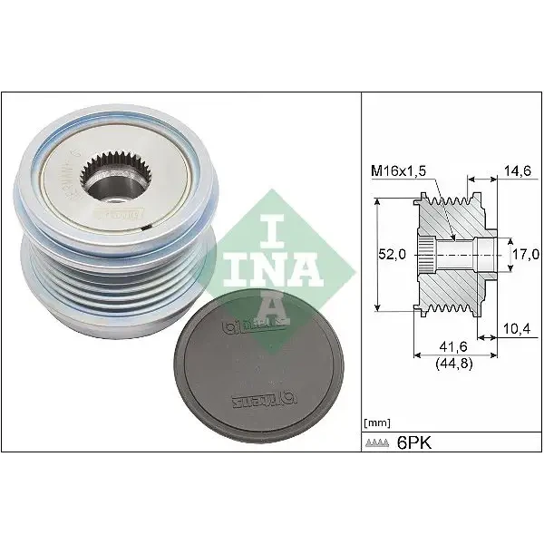 INA Alternatör Kasnağı – 535034310 / OEM 05L903026E