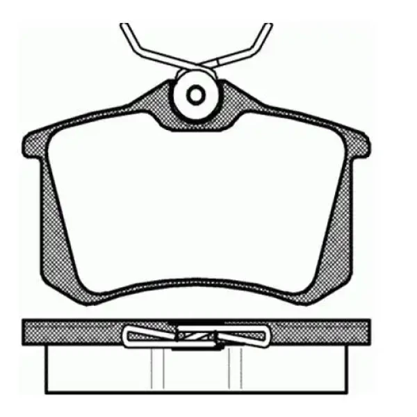 MGA Arka Fren Balatası – 55202 / OEM 1J0698451P