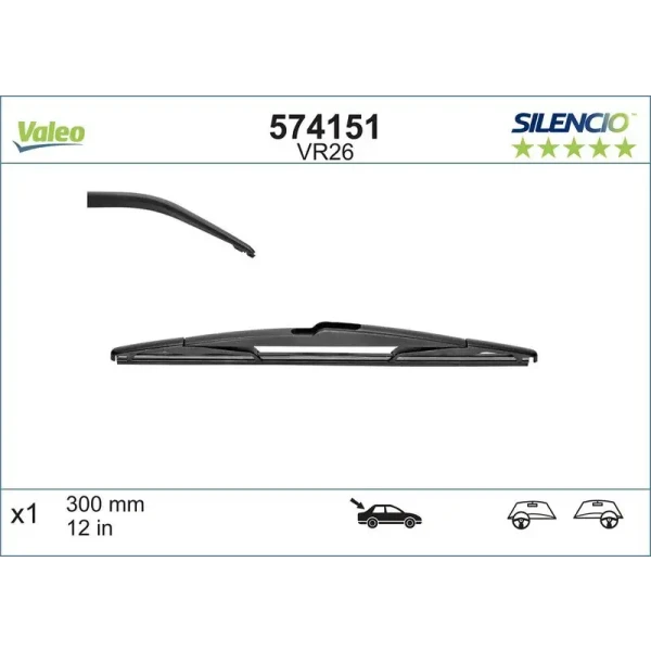 Valeo Arka Silecek Süpürgesi – 574151 / OEM 287900968R
