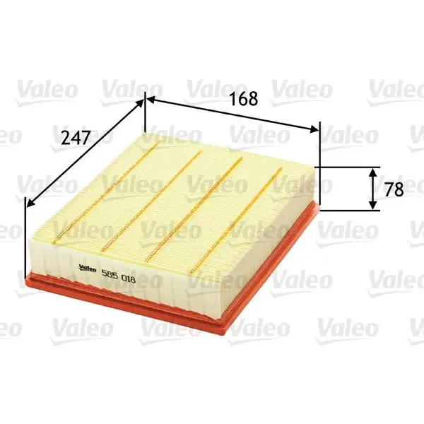 Valeo Hava Filtresi – 585018 / OEM 058133843