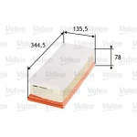 Valeo Hava Filtresi – 585028 / OEM 1K0129620L