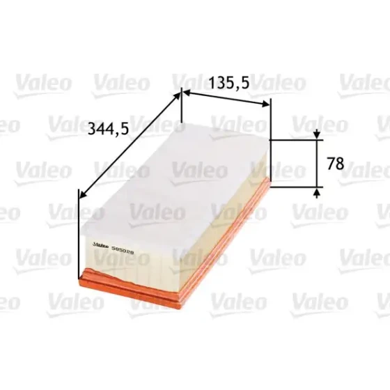 Valeo Hava Filtresi – 585028 / OEM 1K0129620L ürün görseli
