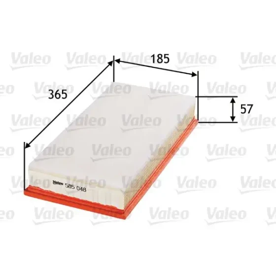 Valeo Hava Filtresi – 585048 / OEM PN1113Z409A ürün görseli