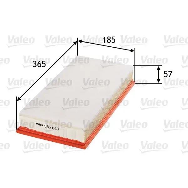 Valeo Hava Filtresi – 585048 / OEM PN1113Z409A