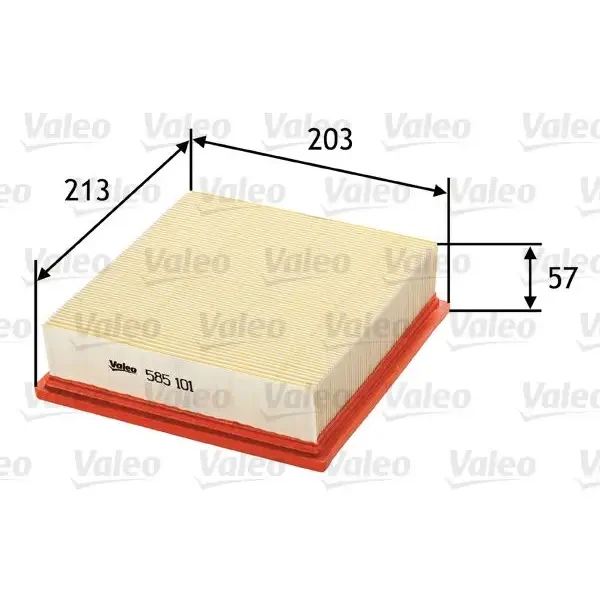 Valeo Hava Filtresi – 585101 / OEM 51830174