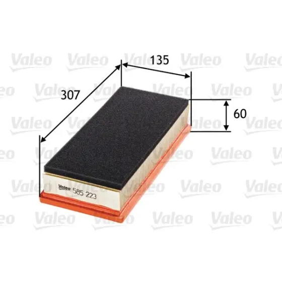 Valeo Hava Filtresi – 585223 / OEM 46741119 ürün görseli