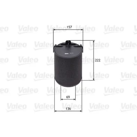 Valeo Hava Filtresi – 585742 / OEM 1TD129620 ürün görseli
