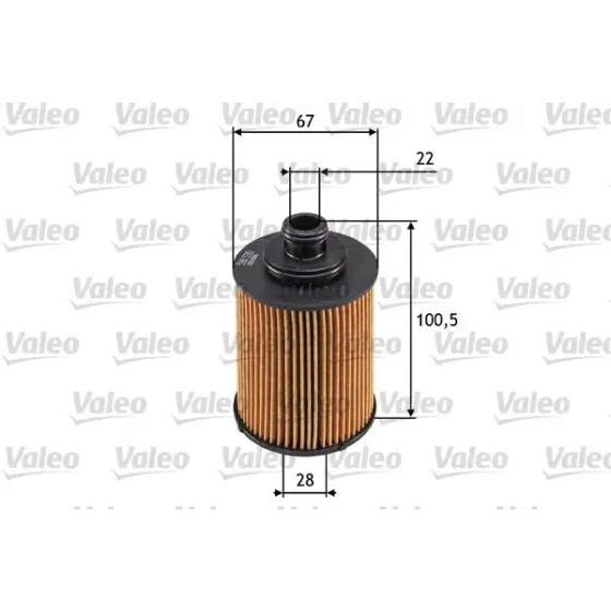Valeo Yağ Filtresi – 586530 / OEM 55197218 ürün görseli
