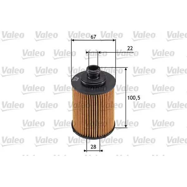 Valeo Yağ Filtresi – 586530 / OEM 55197218