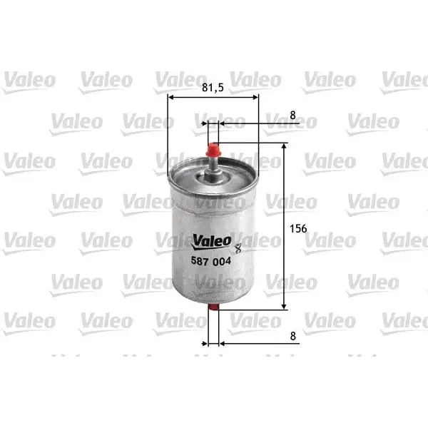 Valeo Yakıt Filtresi – 587004 / OEM 1H0201511
