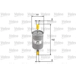 Valeo Yakıt Filtresi – 587008 / OEM 6X0201511B