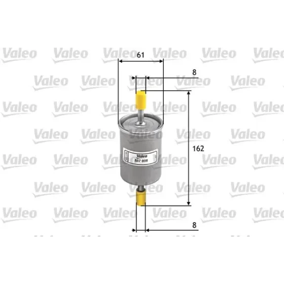 Valeo Yakıt Filtresi – 587008 / OEM 6X0201511B ürün görseli
