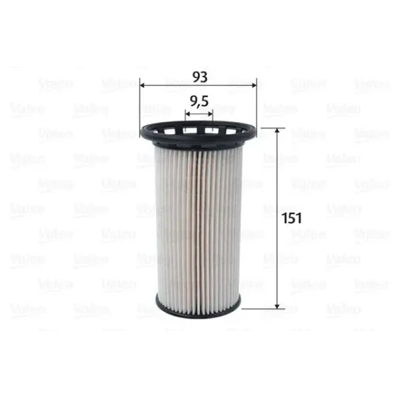 Valeo Yakıt Filtresi – 587095 / OEM 5Q0127177 ürün görseli