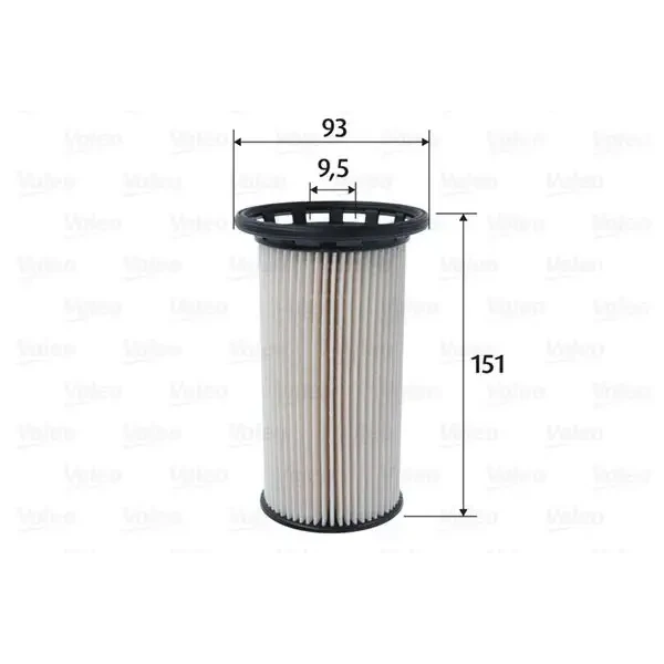 Valeo Yakıt Filtresi – 587095 / OEM 5Q0127177