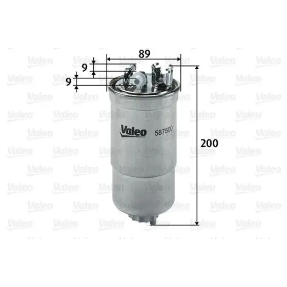 Valeo Yakıt Filtresi – 587500 / OEM 1C0127401 ürün görseli