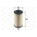 Valeo Yakıt Filtresi – 587904 / OEM 3C0127434