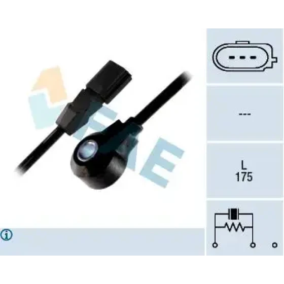 FAE Vuruntu Sensörü – 60125 / OEM 06A905377B ürün görseli
