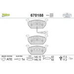 Valeo Ön Fren Balatası – 670188 / OEM 5Q0698151T