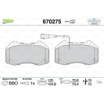 Valeo Ön Fren Balatası – 670275 / OEM 77364716