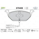Valeo Ön Fren Balatası – 670408 / OEM 1J0698151E