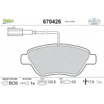 Valeo Ön Fren Balatası – 670426 / OEM 71754802