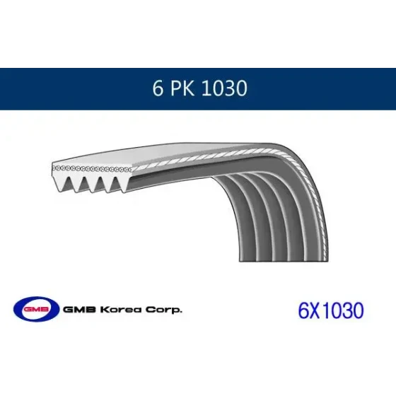 GMB Kayış – 6PK1030 ürün görseli