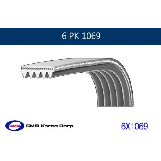 GMB Kayış – 6PK1069 ürün görseli