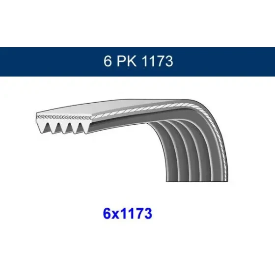 GMB Kayış – 6PK1173 ürün görseli