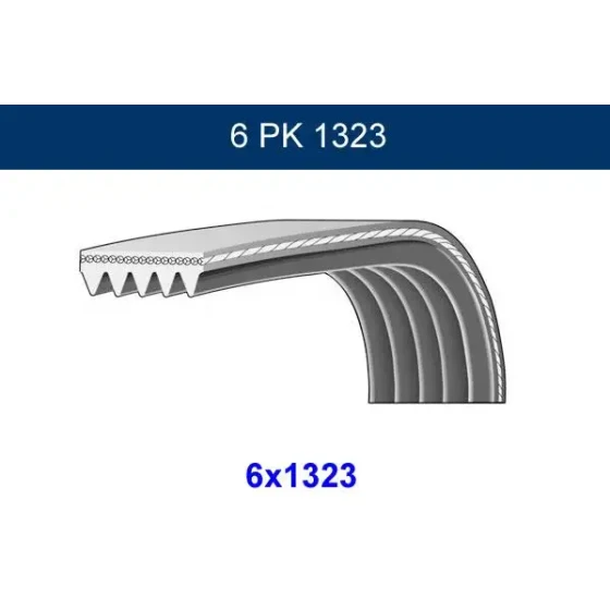 GMB Kayış – 6PK1323 ürün görseli