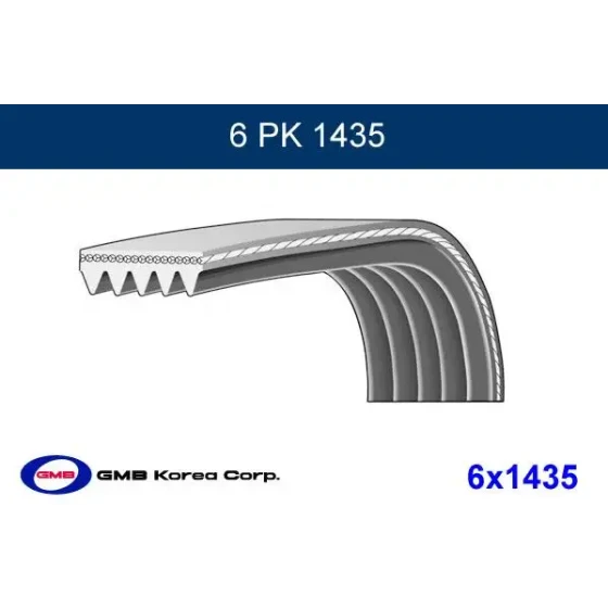 GMB Kayış – 6PK1435 ürün görseli
