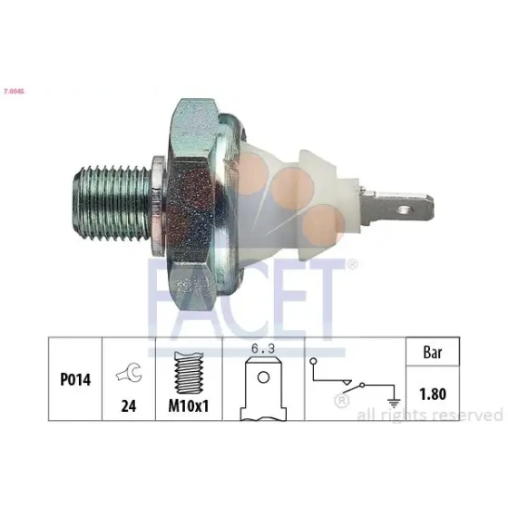 Facet Yağ Müşürü – 7.0045 / OEM 056919081E ürün görseli