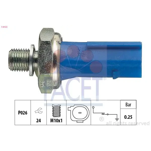 Facet Yağ Müşürü – 7.0133 / OEM 028919081E