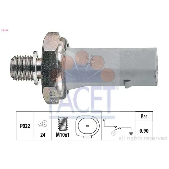 Facet Yağ Müşürü – 7.0134 / OEM 038919081B ürün görseli