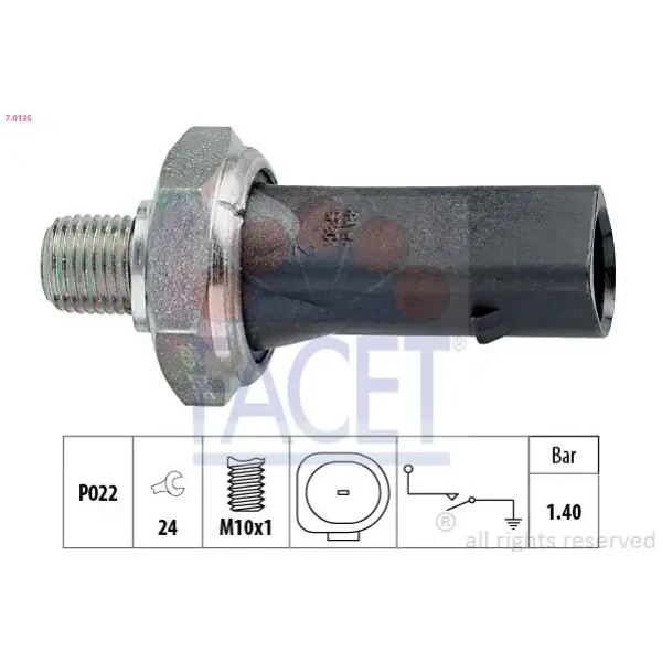 Facet Yağ Müşürü – 7.0135 / OEM 06A919081A