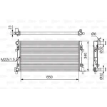 Valeo Radyatör – 701522 / OEM 6R0121253L