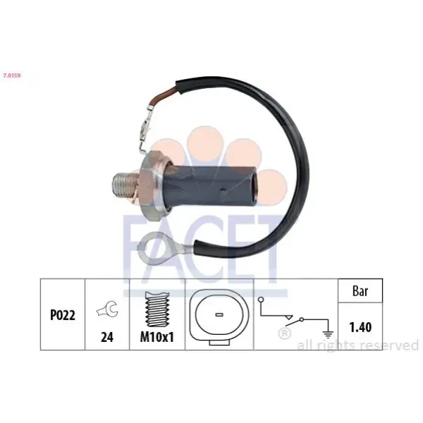 Facet Yağ Müşürü – 7.0159 / OEM 06D919031