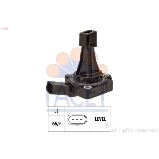 Facet Motor Yağ Seviye Sensörü – 7.0224 / OEM 04L907660C ürün görseli
