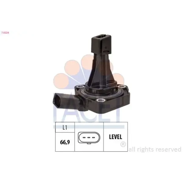 Facet Motor Yağ Seviye Sensörü – 7.0224 / OEM 04L907660C