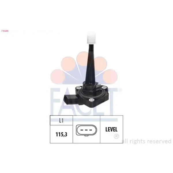 Facet Motor Yağ Seviye Sensörü – 7.0238 / OEM 03L907660B