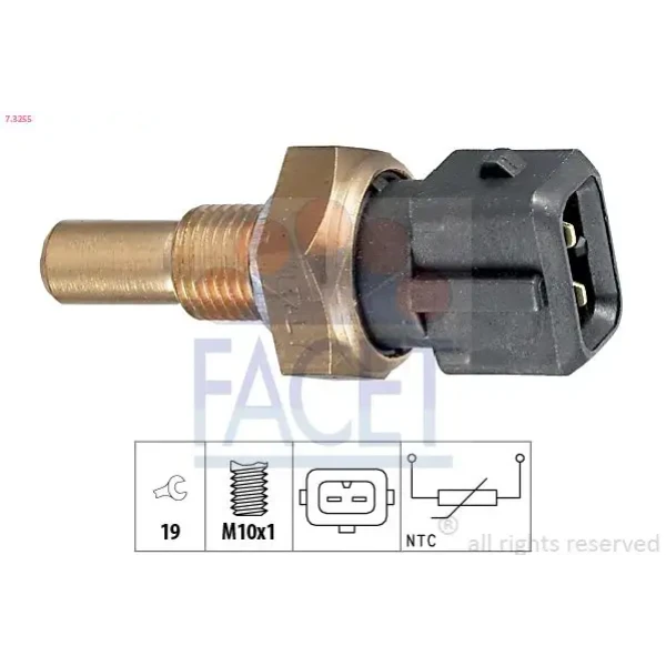 Facet Yağ Sıcaklık Sensörü – 7.3255 / OEM 059919563