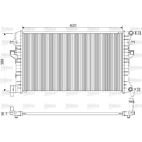 Valeo Radyatör – 733121 / OEM 5Q0121251HS