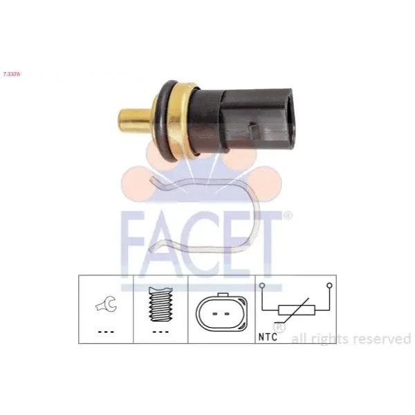 Facet Yakıt Sıcaklığı Sensörü – 7.3376 / OEM K05033378AA