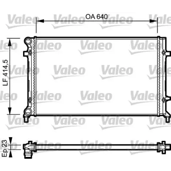 Valeo Radyatör – 734332 / OEM 1K0121251BQ